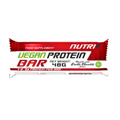 Vegan Protein szelet Dupla Csokoládé 48g