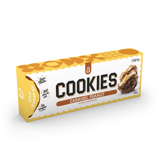 Nano Supps COOKIES Karamella-mogyoró 128g