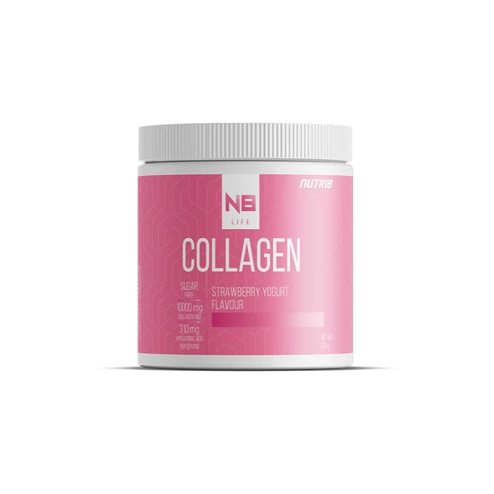 Collagen 10.000 mg + Hialuronsav 225g Eper-joghurt