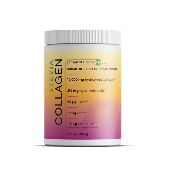 Collagen 10.000 mg + Hialuronsav Trópusi 300g - steviával