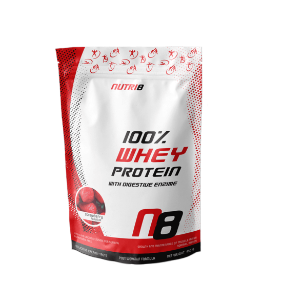 NUTRI8 Whey Protein Eper 450 g
