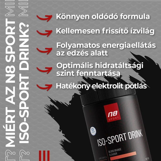 Iso-Sport Drink Görögdinnye 525 g (izotóniás italpor)